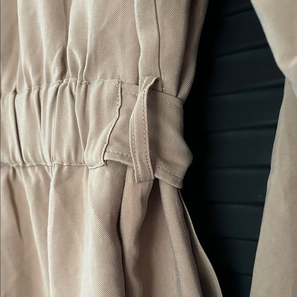 H&M Oversized Camel Trench Coat, Timeless Closet Staple, Size Small - Picture 13 of 15